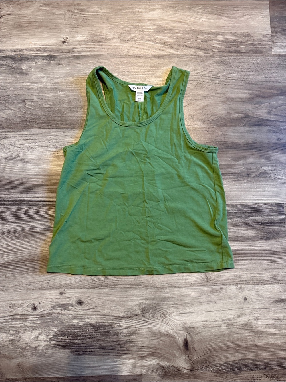 Athleta Moss Green Scoop Neck Tank Top
